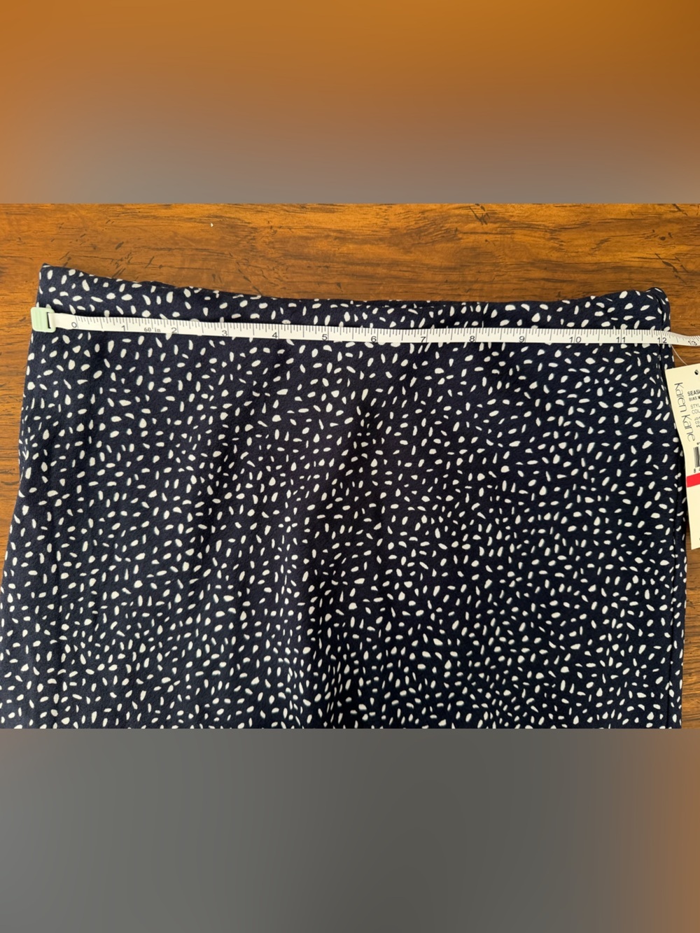 NWT Karen Kane Sea Side Skirt Navy and White Size XS - Picture 6 of 7